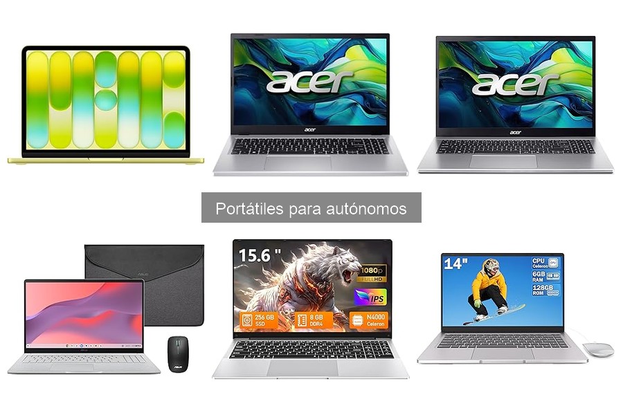 Mejores portátiles para diseño gráfico para autónomos
