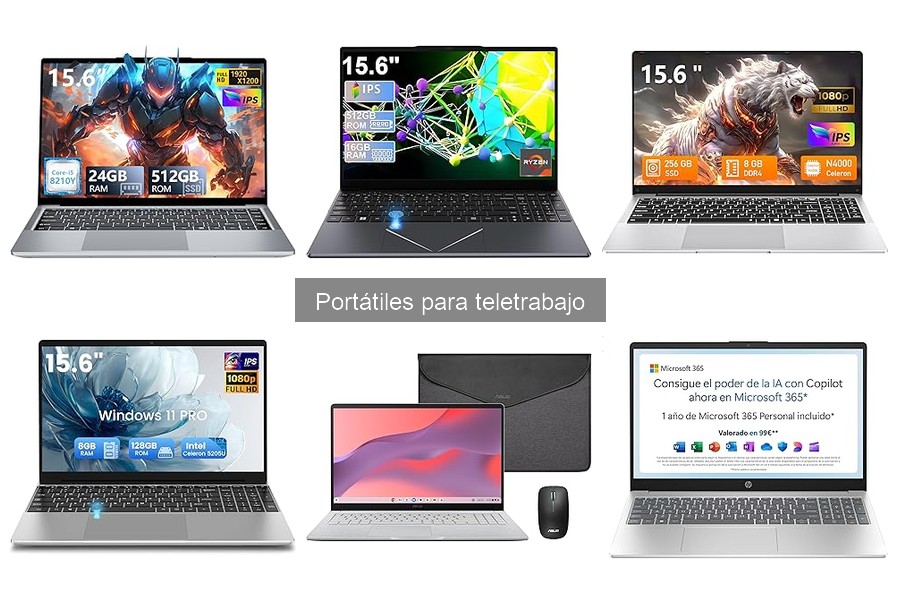 Mejores portátiles para teletrabajo en 2023: Comparativa