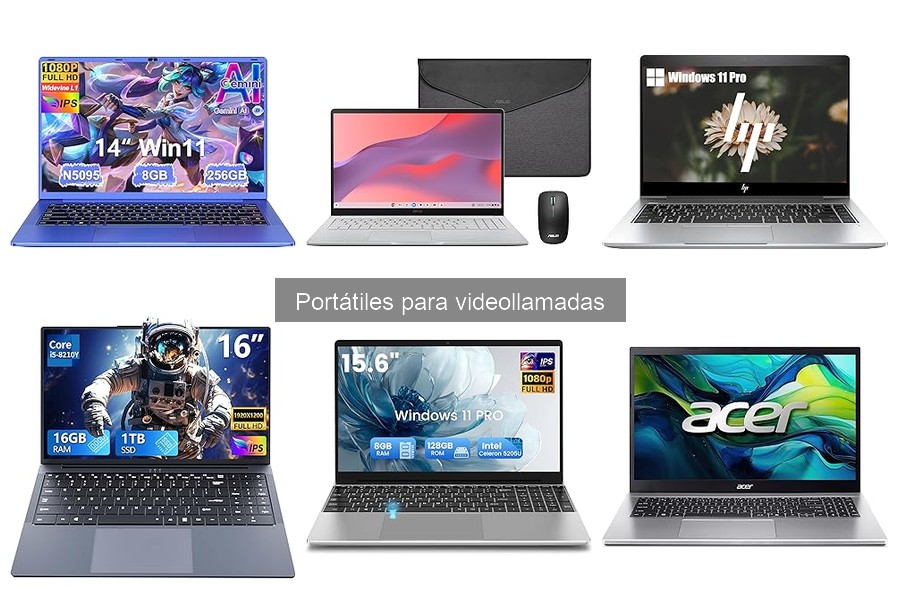 Mejores portátiles para videollamadas: calidad y rendimiento