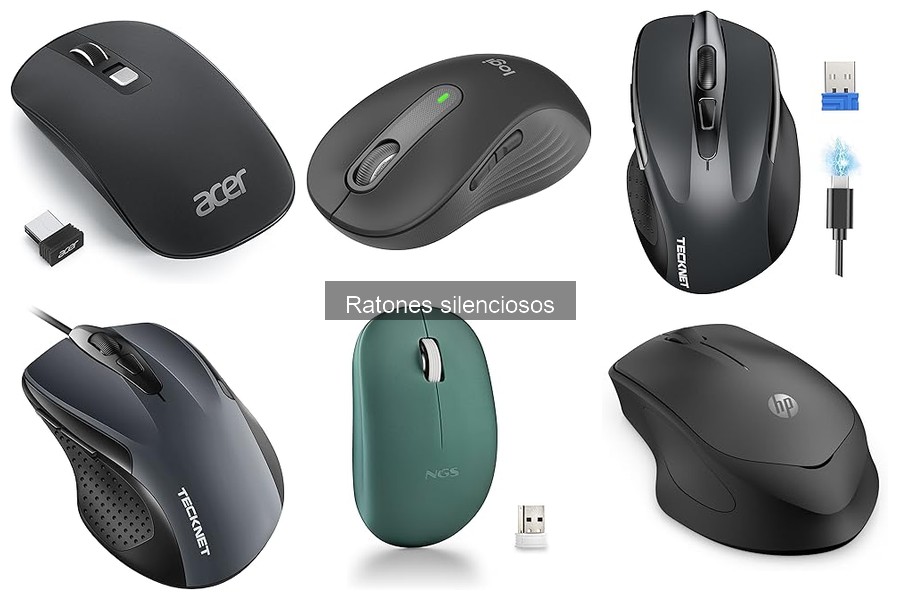 Mejores ratones silenciosos para teletrabajo en 2023