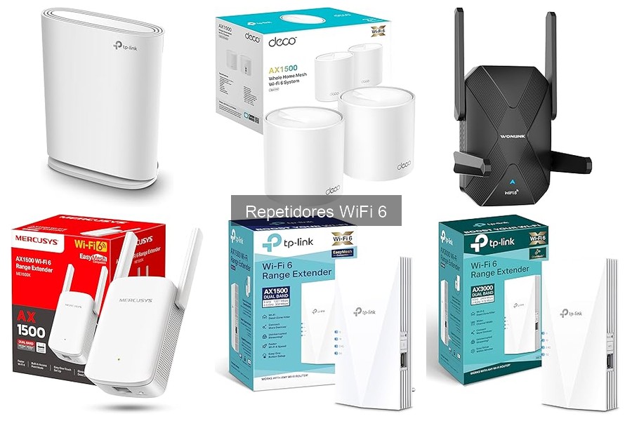 Mejores repetidores WiFi 6 para casas grandes: comparativa 2023