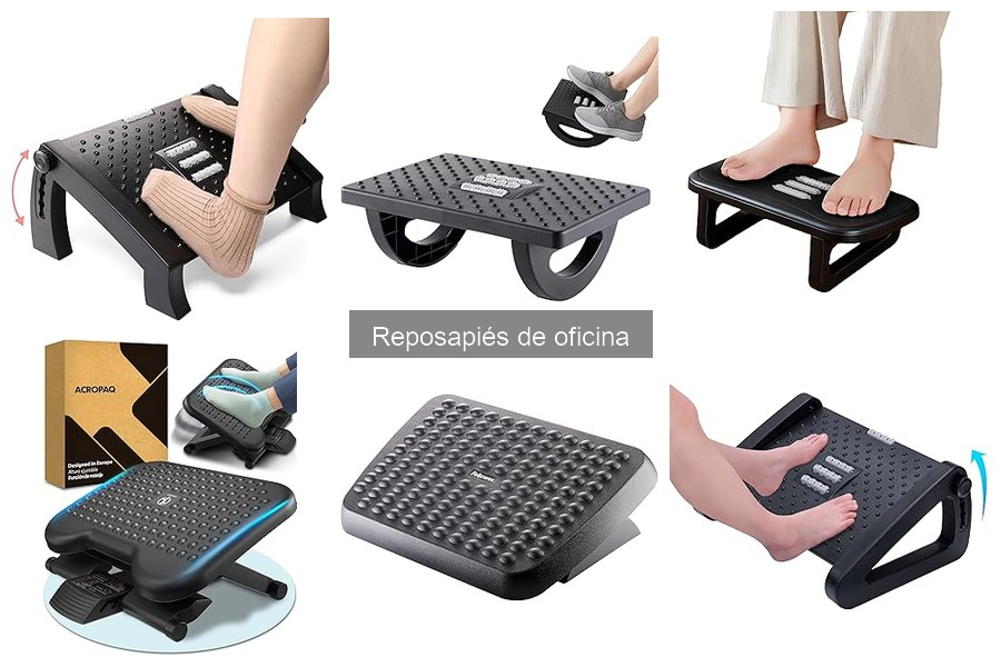 Mejores reposapiés para teletrabajo: comparativa 2023