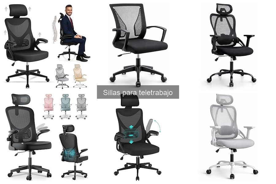 Mejores sillas para teletrabajo en 2023: comparación y opciones