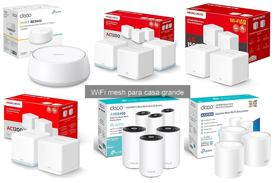 Mejores sistemas WiFi Mesh para casas grandes