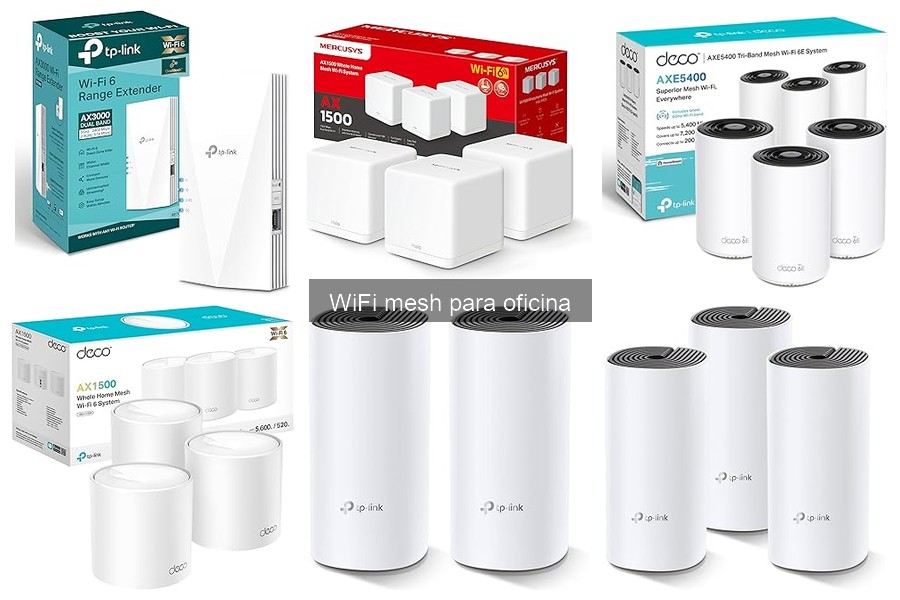 Mejores sistemas WiFi mesh para oficinas pequeñas