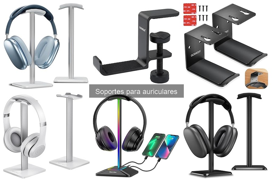 Mejores soportes para auriculares: Opiniones y valoraciones