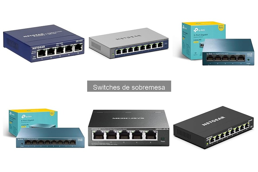 Mejores switches de sobremesa para teletrabajo en 2023