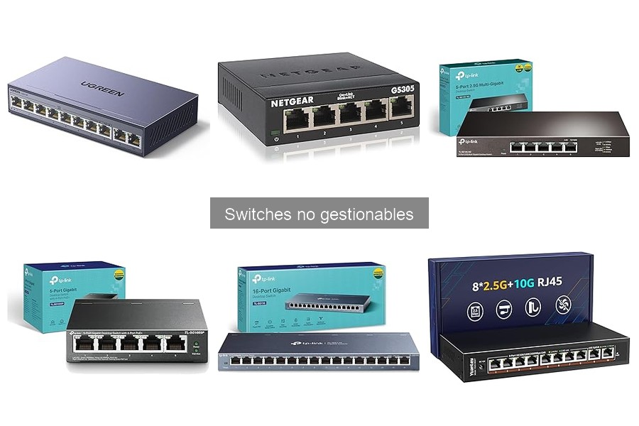 Mejores switches no gestionables para pequeñas oficinas