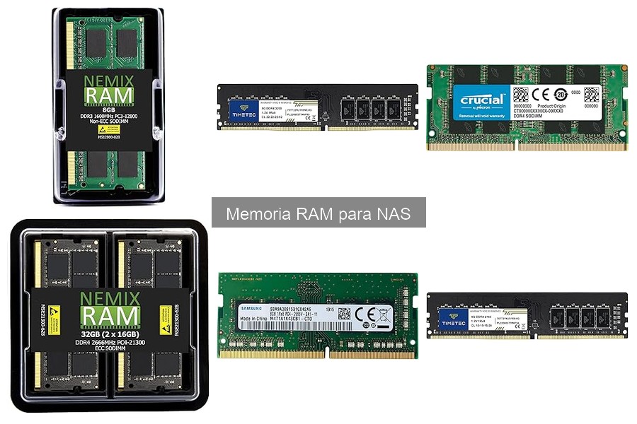 Mejores tiendas para comprar memoria RAM para NAS a buen precio