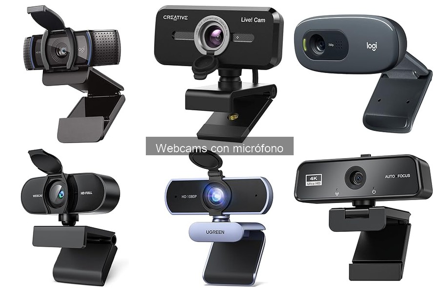Mejores webcams con micrófono para streaming en vivo