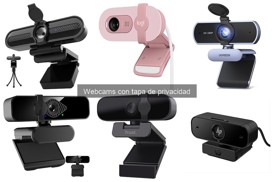 Mejores webcams con tapa de privacidad para teletrabajo
