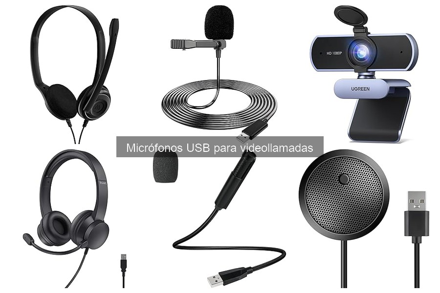 Micrófonos USB: ¿Qué son y cómo funcionan para videollamadas?