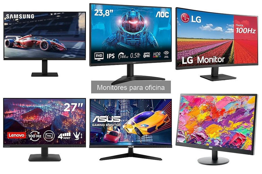 Monitores Antipantallas Reflectantes para Oficina
