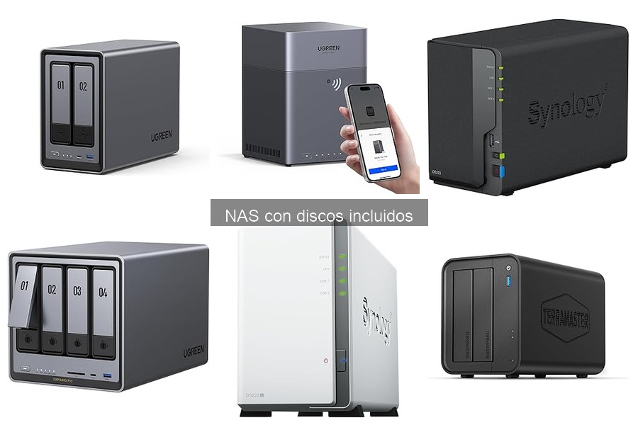 ¿NAS con discos incluidos o discos por separado? Comparativa