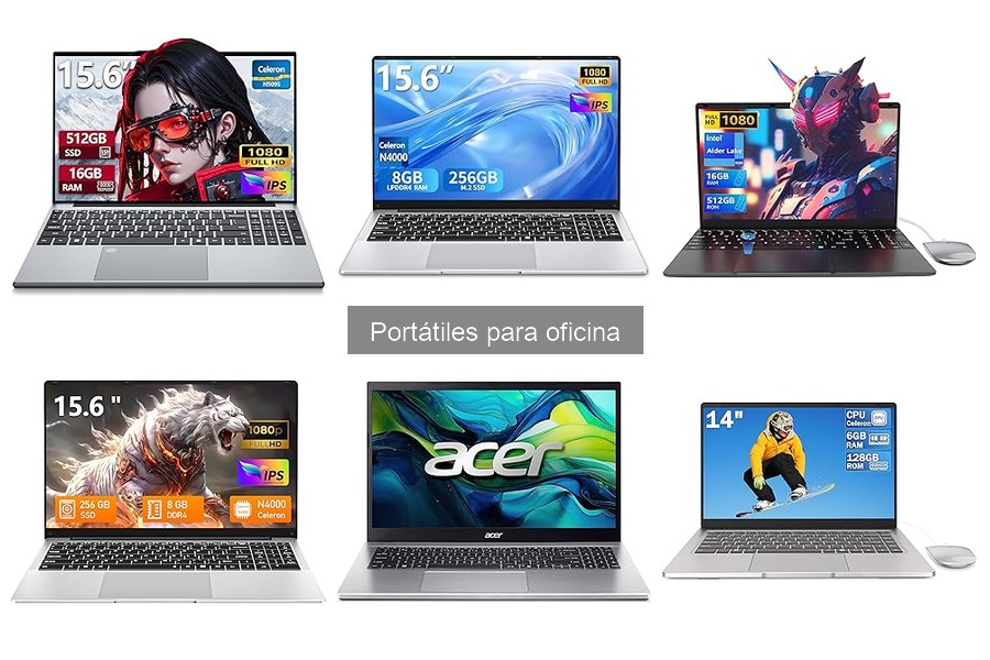Ofertas en portátiles para oficina: precios y descuentos