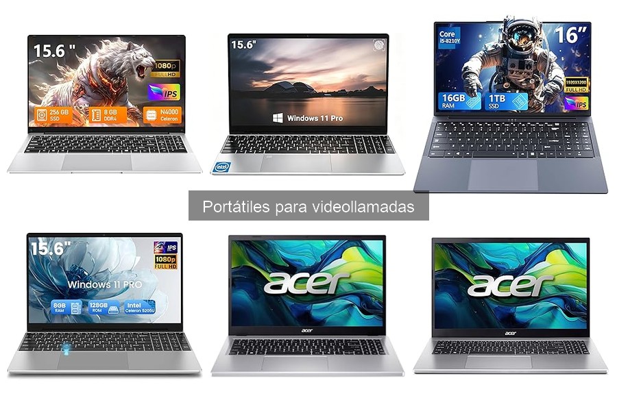 Opiniones sobre los mejores portátiles para videollamadas