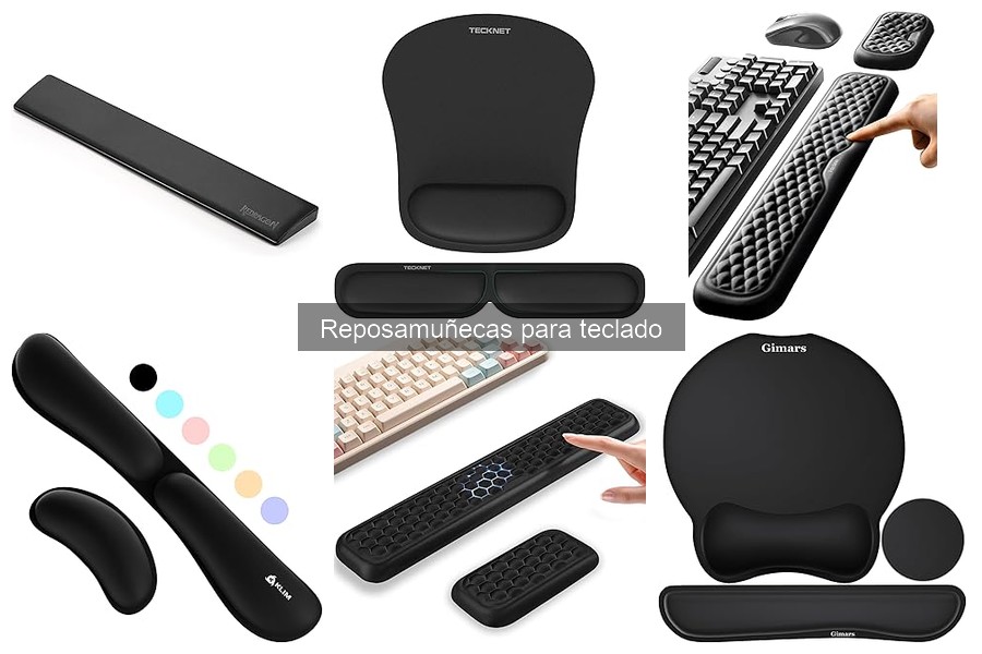 Opiniones sobre los mejores reposamuñecas para teclado