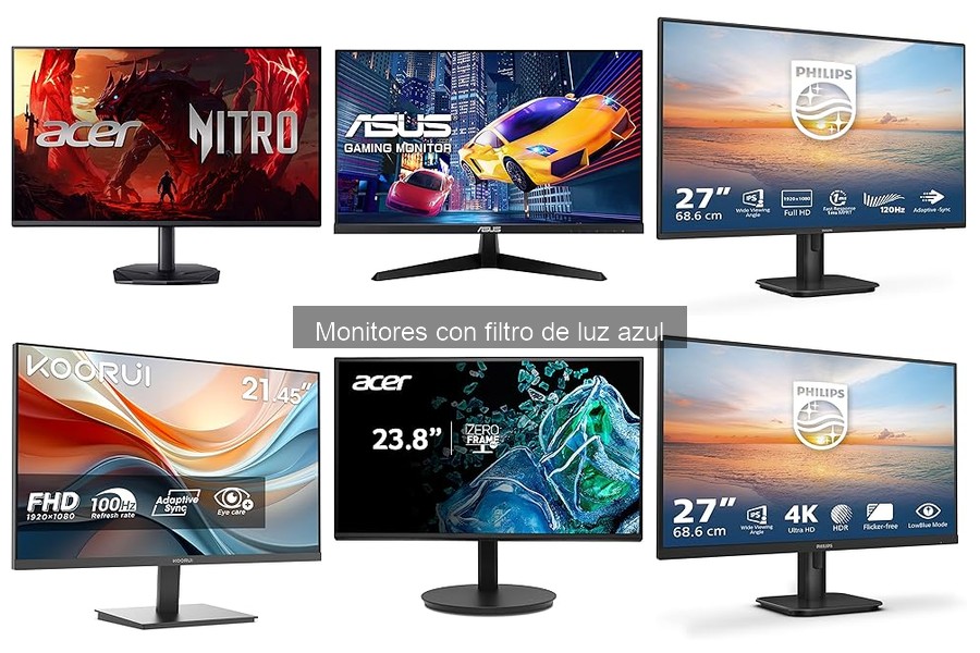 Opiniones sobre monitores con filtro de luz azul: ¿Valen la pena?