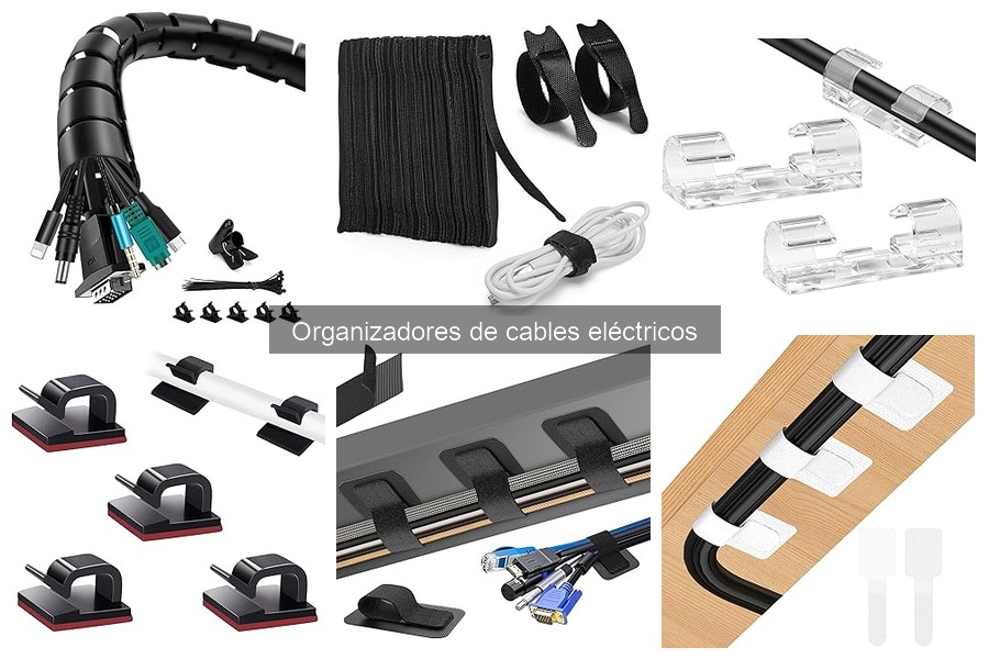 ¿Por qué es importante organizar los cables eléctricos?