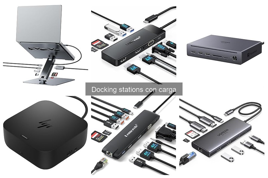 Precio promedio de docking stations con carga en 2023