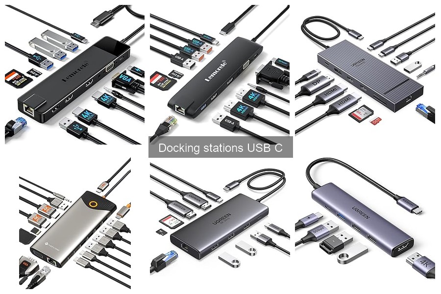 Precio promedio de docking stations USB C en 2023