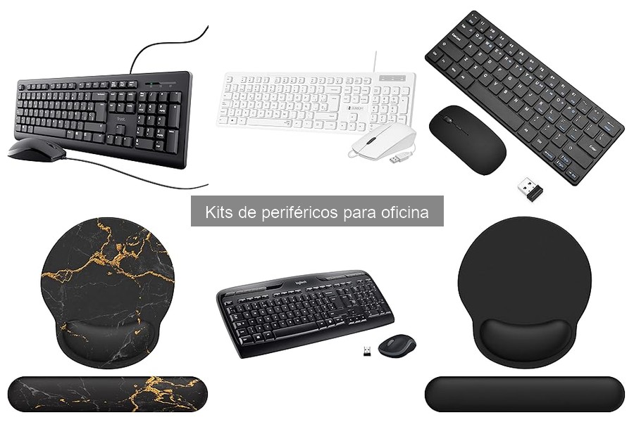 Precios promedio de kits de periféricos para oficina