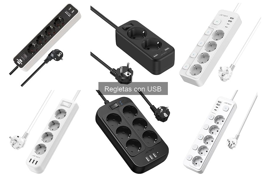 Precios y dónde comprar regletas con USB