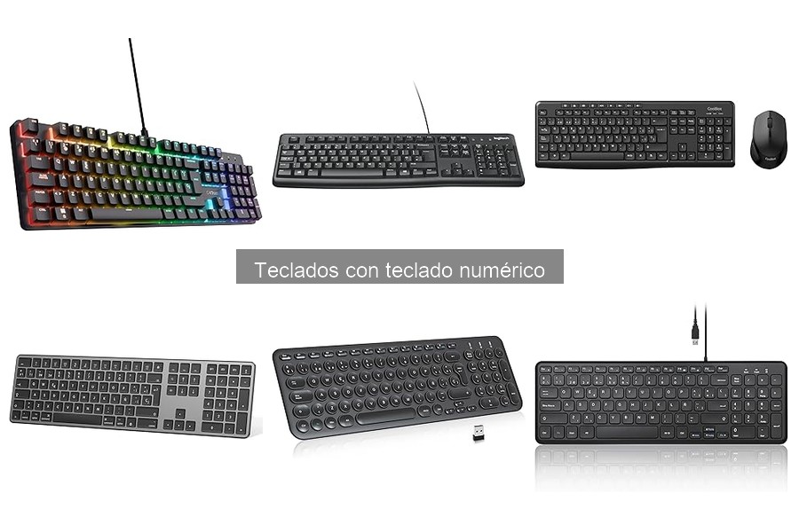 Precios y dónde comprar teclados con teclado numérico