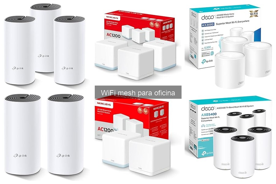 Precios y mejores sistemas WiFi mesh para oficina