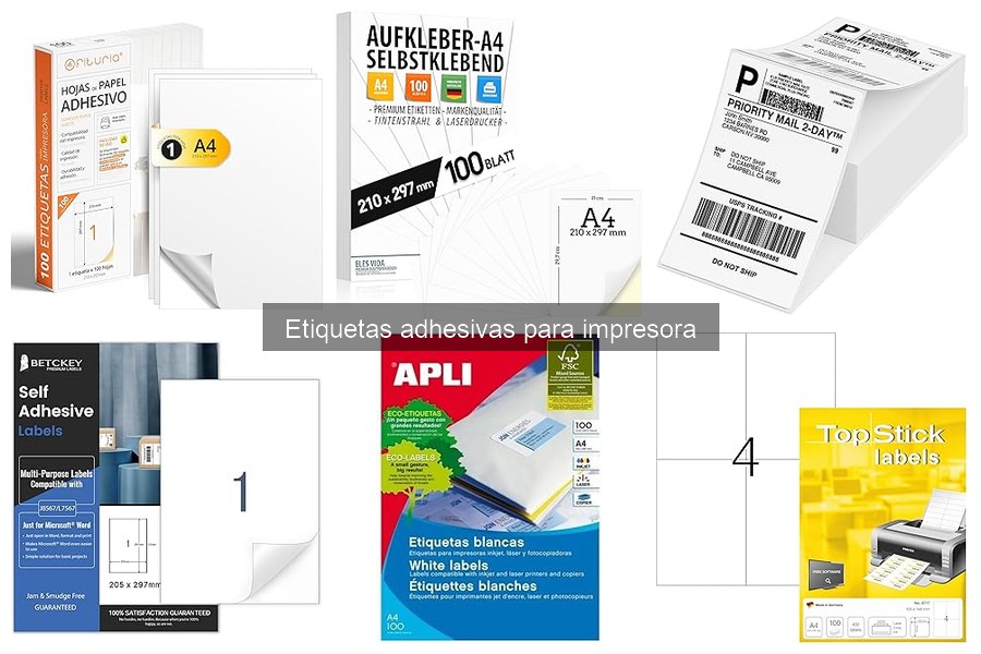 Problemas Comunes al Usar Etiquetas Adhesivas en Impresoras