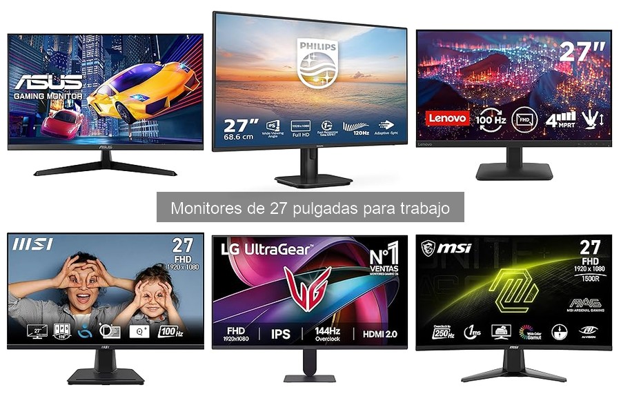 Problemas comunes con monitores de 27 pulgadas para trabajo