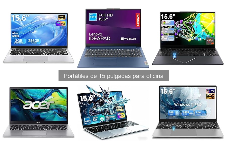 Problemas comunes en portátiles de 15 pulgadas y soluciones