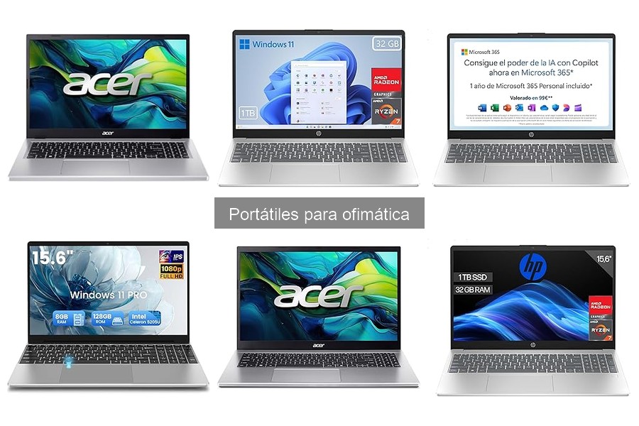 Problemas comunes en portátiles de ofimática y soluciones