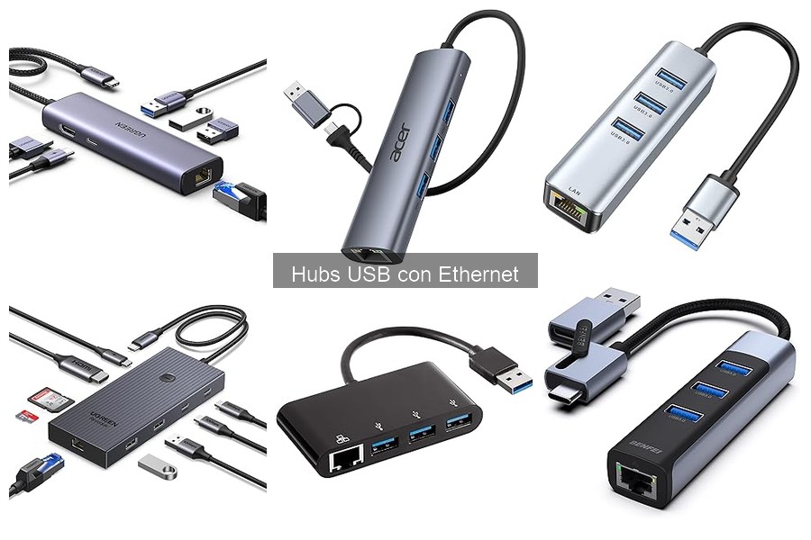 ¿Qué es un hub USB con Ethernet? Guía completa
