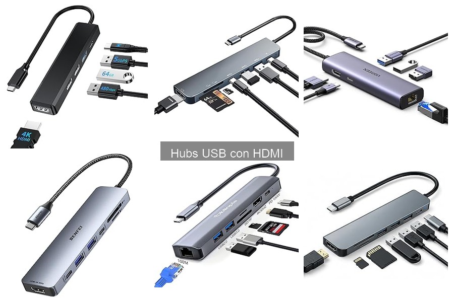 ¿Qué es un hub USB con HDMI? Funciones y Usos