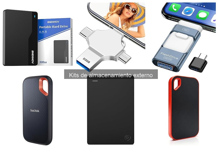 ¿Qué es un kit de almacenamiento externo y su uso?