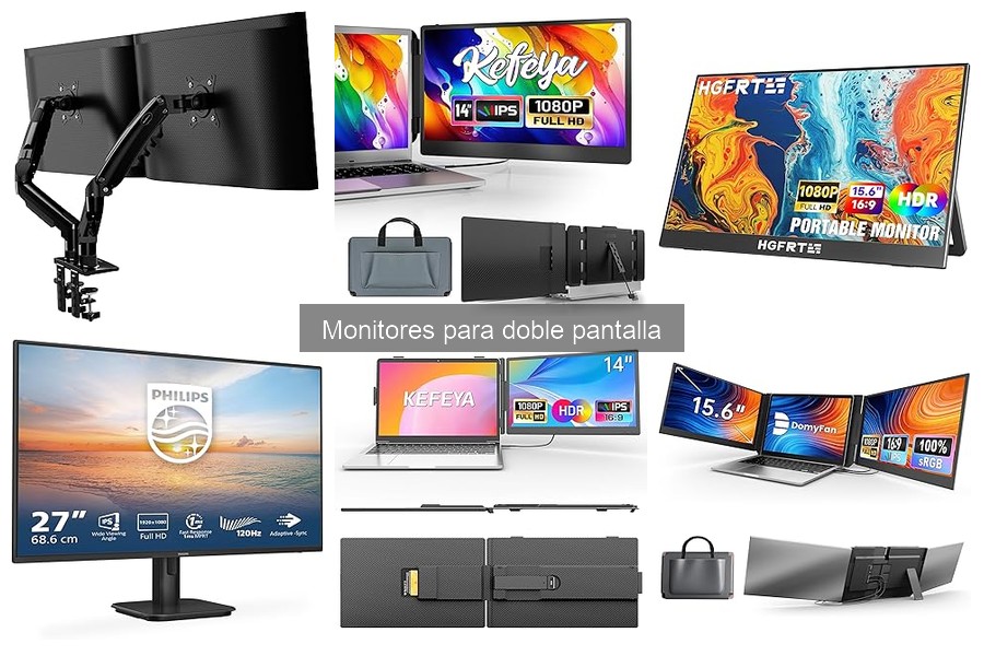 ¿Qué es un monitor para doble pantalla? Beneficios y características