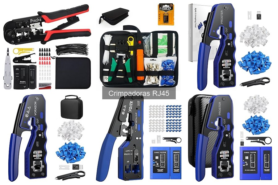 ¿Qué es una crimpadora RJ45? Definición y características