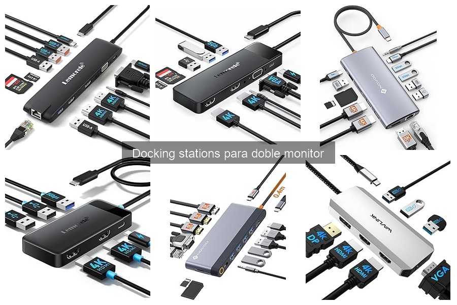 ¿Qué es una docking station para doble monitor? Guía completa