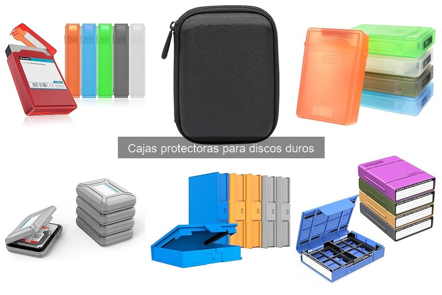 ¿Qué son las cajas protectoras para discos duros?