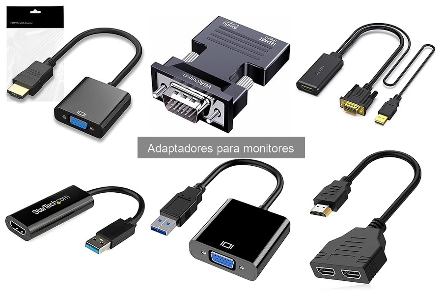 ¿Qué son los adaptadores para monitores? Funciones y Usos