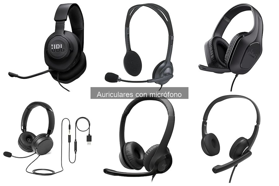 ¿Qué son los auriculares con micrófono? Guía y Tipos