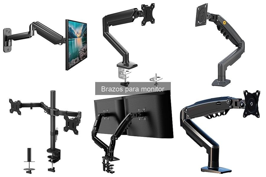 ¿Qué son los brazos para monitor? Beneficios y funciones