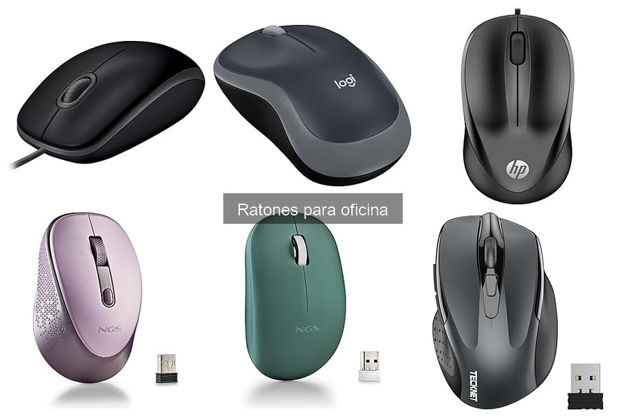 Ratones de oficina para zurdos: guía de opciones y características