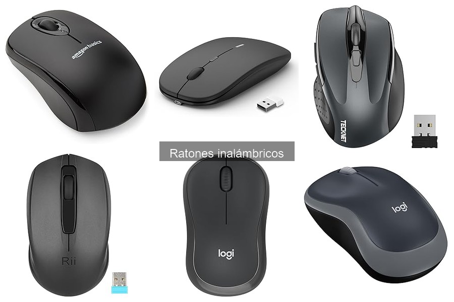 Ratones inalámbricos ergonómicos para prevenir lesiones