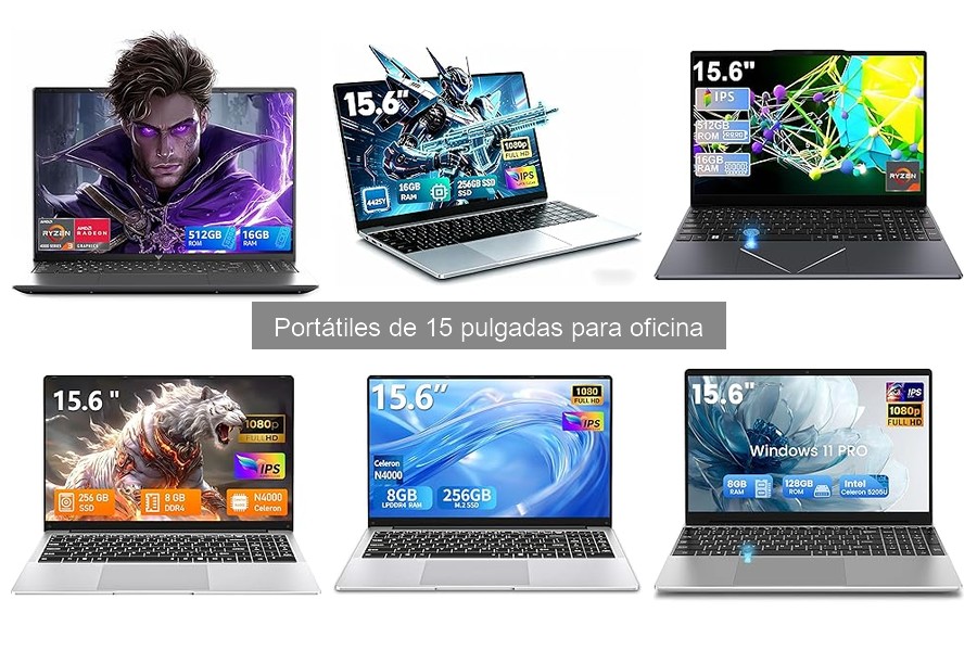 Requisitos de Sistema para Software en Portátiles de 15 Pulgadas