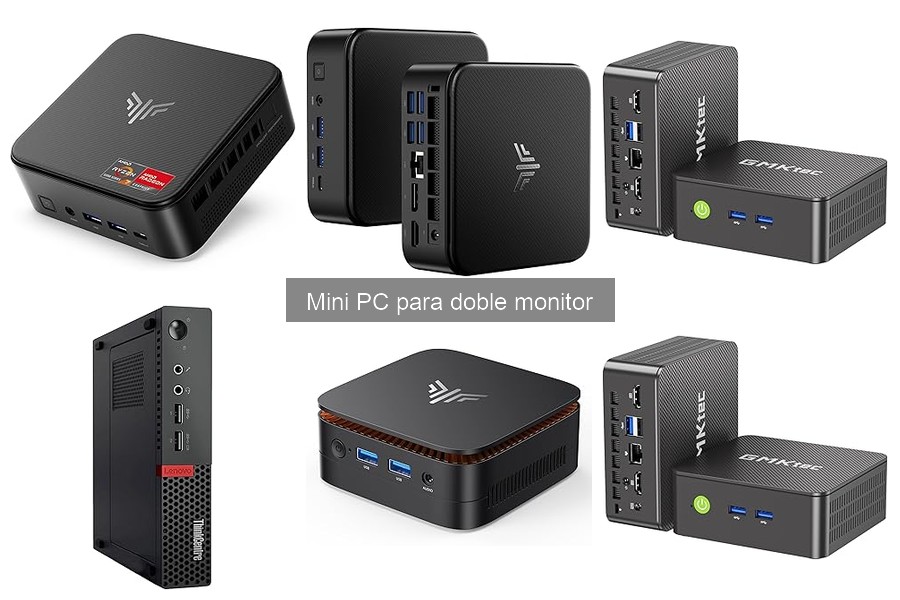 Requisitos para usar un Mini PC con dos monitores