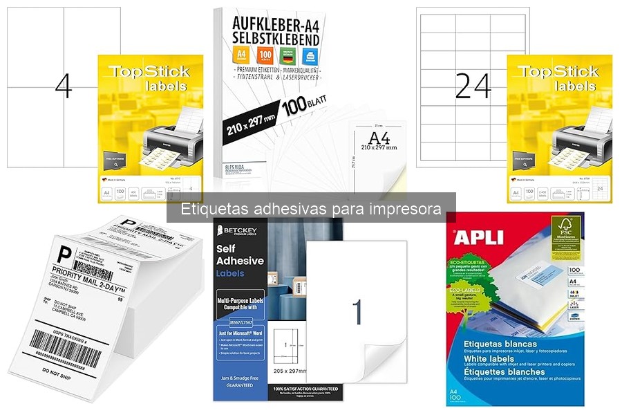Soluciones a problemas de adhesión con etiquetas para impresoras