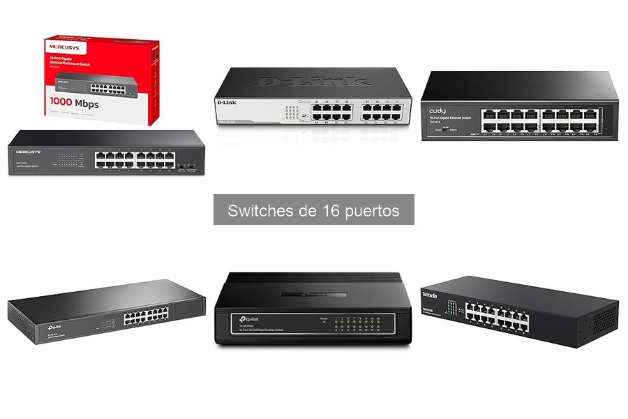 Soluciones para problemas de conexión en switch de 16 puertos