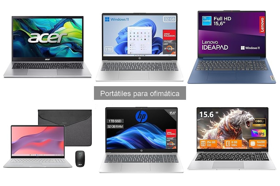 ¿Son buenos los portátiles reacondicionados para ofimática?